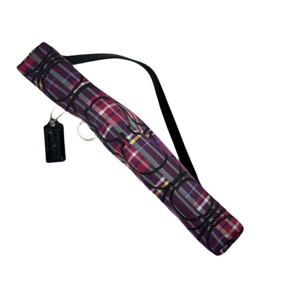 Coach purse Poppy Signature Pink plaid large wristlet bag - Picture 4 of 15